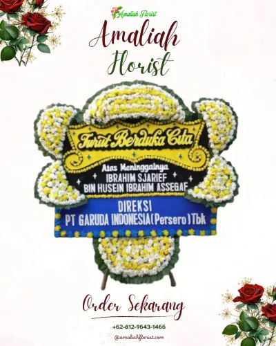 Papan Bunga Duka di Cicaringin